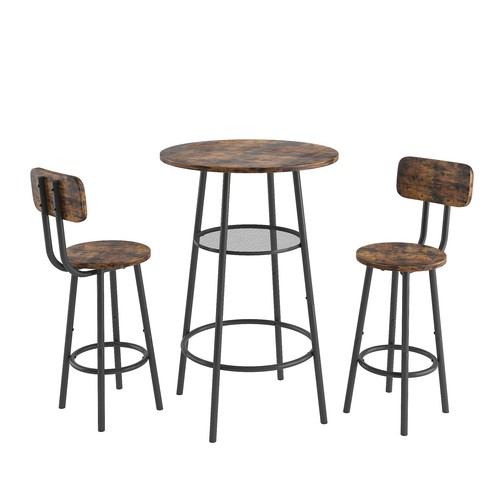 3pcs industrial bar table - 3pcs,