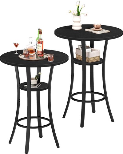 2pc round high tables - 2pc,