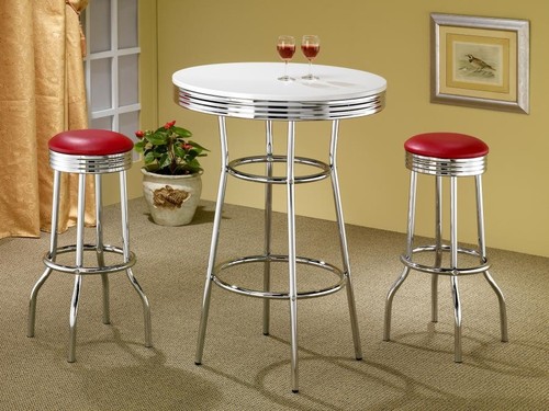 Retro piece round - round, 1950s
