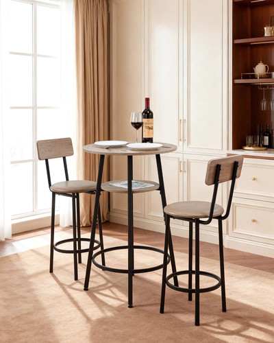 Vevor round bar table - 3-pc,