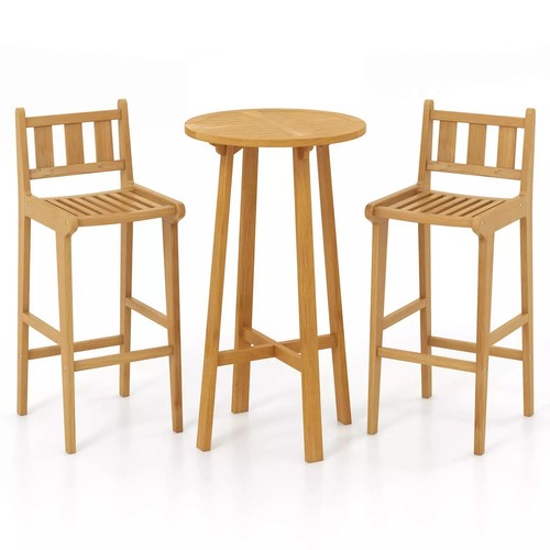 Pcs patio bar set round - pcs,
