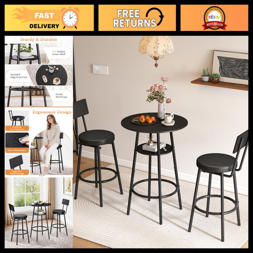 Round bar table - with, 2
