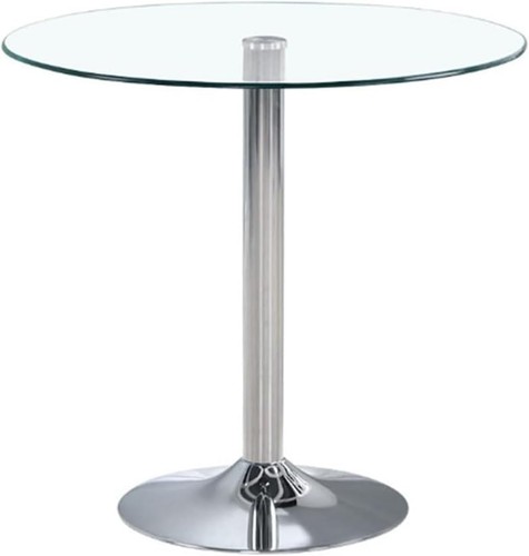 Round glass dining - 23.4",