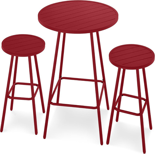 Vibrant red piece outdoor - vibrant, 3-piece